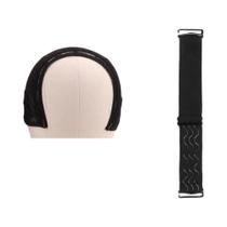 Touca De Peruca De Renda 4x4 5x5 13x4 13x6 Com Cordão E Faixa De Silicone Para Costura, Peruca Meio