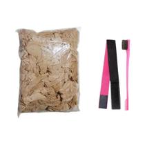 Touca De Peruca HD Marrom Claro Transparente Elástica Com Renda Frontal De Nylon Para Mulheres E