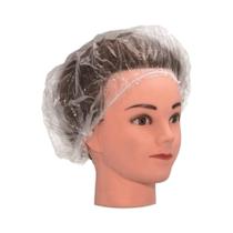 Touca de Plástico Descartável Style Ação com 12 Unidades Touca de Plástico Descartável Style Ação com 12 Unidades