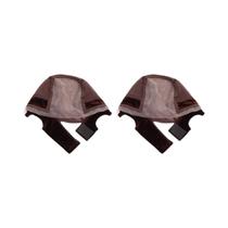 Touca De Renda Nude Para Mulheres Com Faixa De Veludo Ajustável, Rede Para Peruca Em Forma De U Para Touca De Renda Nude Para Mulheres Com Faixa De Veludo Ajustável, Rede Para Peruca Em Forma De U Para