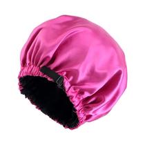 Touca De Seda Grande Ajustável Para Dormir, Para Cabelos Cacheados, Touca De Dupla Camada