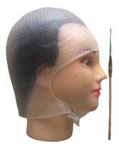 Touca de silicone para mechas 2300 furos transparente