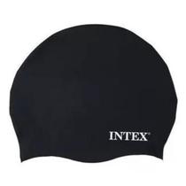 Touca De Silicone Para Natação Azul,preto,branco - Intex