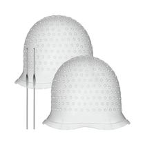 Touca De Silicone Reutilizável Com Gancho Para Coloração De Cabelo, Mechas E Penteados Touca De Silicone Reutilizável Com Gancho Para Coloração De Cabelo, Mechas E Penteados