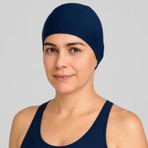 Touca de tecido para natação e hidroginastica adulto