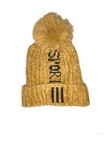 Touca De Tricô De Pom Pom Roupas De Frio Inverno Macia Sport