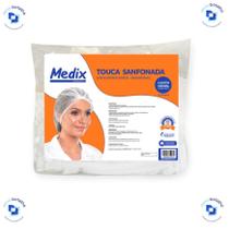 Touca Descartável Branca C/100 Unds - Medix Touca Descartável Branca C/100 Unds - Medix