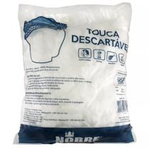 Touca descartável branca com 100 nobre Touca descartável branca com 100 nobre