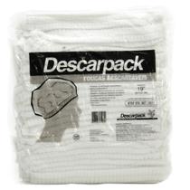 Touca Descartável Branca com Elástico 100 unidades - Descarpack Touca Descartável Branca com Elástico 100 unidades - Descarpack