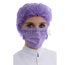 Touca Descartável em TNT Lilás (Roxa), Protclean - 100 Unidades
