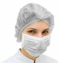 Touca Descartável padaria açougue Tnt Com Elastico 100 unidades Touca Descartável padaria açougue Tnt Com Elastico 100 unidades