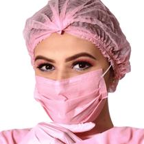 Touca descartável proteção tnt 20gr/m2 branca talge 100 uni Touca descartável proteção tnt 20gr/m2 branca talge 100 uni