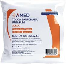 Touca Descartável Sanfonada Branca C/ Elástico C/100 - Amed