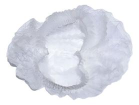 Touca Descartável Sanfonada Branca Mega Plásticos Touca Descartável Sanfonada Branca Mega Plásticos