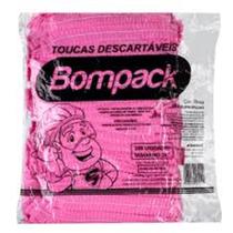 Touca Descartável Tnt Bompack com 100 Touca Descartável Tnt Bompack com 100