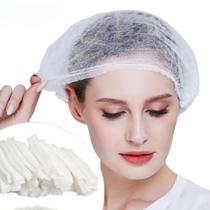 Touca Descartável Tnt Branca 100 Und