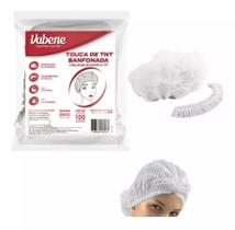 Touca Descartável Tnt C/ Elástico C/100 C/ Nota