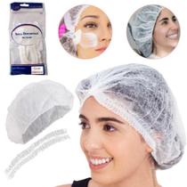 Touca Descartável Tnt Com Elástico 5 Unidades Touca Descartável Tnt Com Elástico 5 Unidades