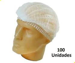 Touca Descartável Tnt Com Elástico com 100 c/unidades Inoven