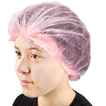 Touca descartável TNT Rosa Com 25 Unidades - Santa Clara Touca descartável TNT Rosa Com 25 Unidades - Santa Clara