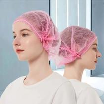 Touca Descartável tnt Rosa Touca Descartável tnt Rosa