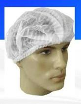 Touca Descartável Tnt Sanfonada 200 Unidades C/ Anvisa