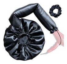 Touca Difusora Cetim Dupla Face Secadora Anti-frizz Seda