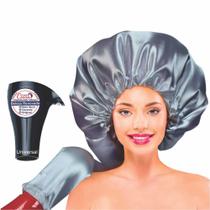 Touca Difusora Toca Cetim Cachos Secadora Cabelo Anti-Frizz Touca Difusora Toca Cetim Cachos Secadora Cabelo Anti-Frizz