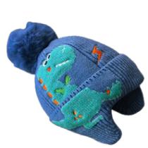 Touca Dinossauro Infantil Gorro De Lã C/ Protetor De Orelhas Touca Dinossauro Infantil Gorro De Lã C/ Protetor De Orelhas