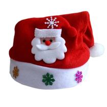 Touca Do Papai Noel Gorro Decorado Para Natal - 1 Peça