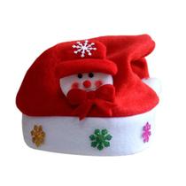 Touca Do Papai Noel Gorro Decorado Para Natal - 1 Peça