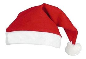 Touca Do Papai Noel Gorro Para Natal - 2 Peças