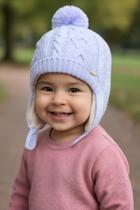 Touca Em Tricot Forro Teddy Proteção Orelha Noruega