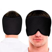 Touca Faixa Termica Elastica Dor De Cabeça Alivio Enxaqueca Quente e Frio Cor:Preto Touca Faixa Termica Elastica Dor De Cabeça Alivio Enxaqueca Quente e Frio Cor:Preto