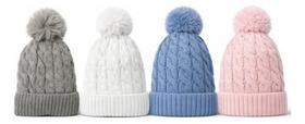 Touca Feminina Inverno Forrada Com Pompom Quente Cores Cor Lisa Único Sortido Touca Feminina Inverno Forrada Com Pompom Quente Cores Cor Lisa Único Sortido