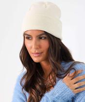Touca Feminina Tricô Básica Marisa Off White-56095 Touca Feminina Tricô Básica Marisa Off White-56095