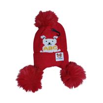 Touca Forrada Infantil com Pompom Touca Forrada Infantil com Pompom