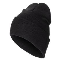 Touca Frio Gorro Masculina Feminina Unissex Lisa Preta