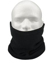 Touca Gola Preta Cachecol Multifuncional De Soft Frio -2 und