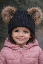 Touca Gorro 2 Pompons Inverno Frio Infantil Bebê Lã Tricot Cor:PretoTamanho:Único (Infantil) Touca Gorro 2 Pompons Inverno Frio Infantil Bebê Lã Tricot Cor:PretoTamanho:Único (Infantil)