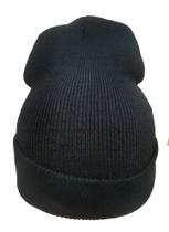 Touca Gorro Beanie Inverno Unissex lisa preto Proteção Frio