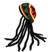 Touca Gorro Bob Marley Reggae Festa Fantasia Tranças