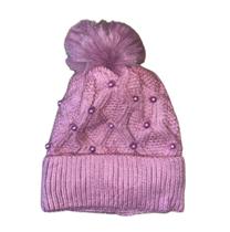 Touca Gorro Com Perola - Para Frio Inverno Forrado Veludo Suave