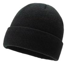 Touca Gorro De Frio Inverno Básica Lisa Preta Lã Preto Un Touca Gorro De Frio Inverno Básica Lisa Preta Lã Preto Un