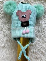 Touca Gorro De Inverno Frio Para Bebe De Lã Infantil Forrada C/ Pompom Menina Menino(6 mes-6anos) Touca Gorro De Inverno Frio Para Bebe De Lã Infantil Forrada C/ Pompom Menina Menino(6 mes-6anos)