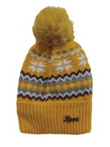 Touca Gorro de Lã com Pompom Forrada Adulto Inverno Frio Tricô