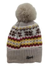 Touca Gorro de Lã com Pompom Forrada Adulto Inverno Frio Tricô