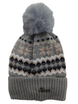 Touca Gorro de Lã com Pompom Forrada Adulto Inverno Frio Tricô