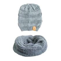 Touca Gorro De Lã Feminina Com Furo Para Rabo De Cavalo E Cachecol Feminino Echarpe Duas Voltas Touca Gorro De Lã Feminina Com Furo Para Rabo De Cavalo E Cachecol Feminino Echarpe Duas Voltas