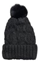 Touca Gorro De Lã Forrada Tricô Inverno Pompom Feminina Touca Gorro De Lã Forrada Tricô Inverno Pompom Feminina